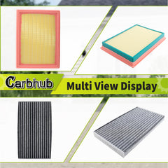 Carbhub filters installed in vehicle housing, quick swap for easy maintenance