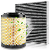 Carbhub front packaging showing both engine and cabin filter for correct replacement