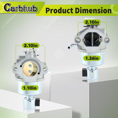Carbhub kit components laid out including filter, plug, hoses for quick installation