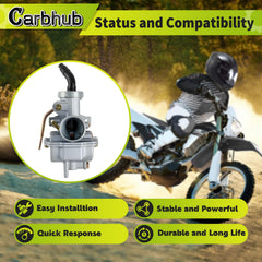 Carbhub PZ20 side intake detail highlighting bore and flange alignment benefit