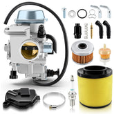 Carbhub carburetor front view showing mounting and fit benefits