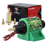 CarBole 12D front profile showing compact pump and benefits of easy mounting