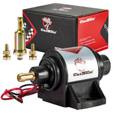 CarBole 6V pump front view showing compact design and easy mounting benefit