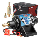 CarBole front-angle view showing pump body and mounting bracket for easy installation