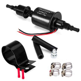 CarBole front view external fuel pump showing compact housing and mount for quick replacement