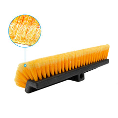 CARCAREZ close up of feather-tip bristles protecting paint while holding suds