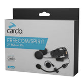 Cardo 2ND Helmet KIT front view showing mount and components for easy second installation