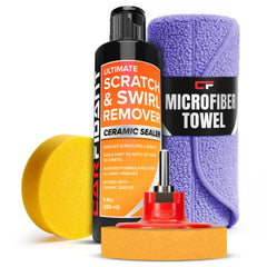 Carfidant front bottle and packaging showing kit components and clarity