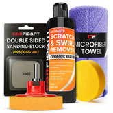 Carfidant bottle front label showing product and kit benefit