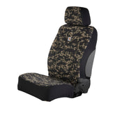 Carhartt front seat cover front view showing full coverage and protection