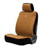 Carhartt front seat cover full view showing complete protection and durability