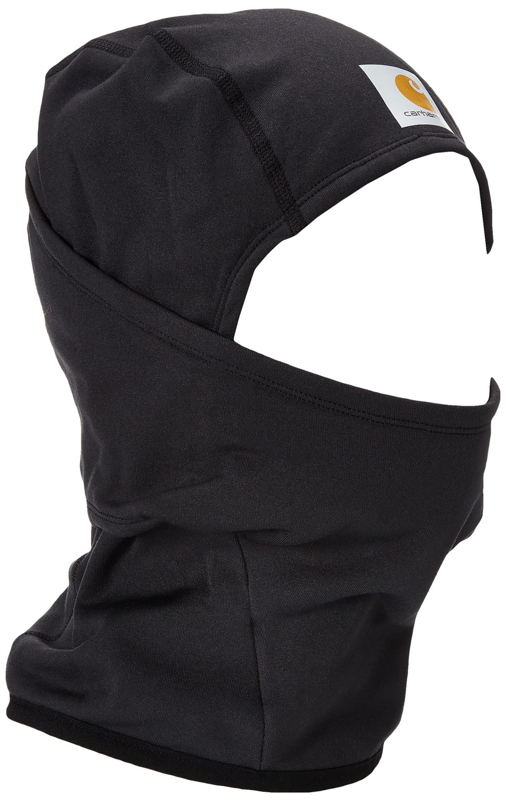 Carhartt helmet liner front view showing streamlined fit and full-face coverage benefit