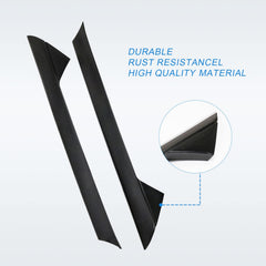 CARMOCAR close-up of left A-pillar molding showing mounting tape and clean edge