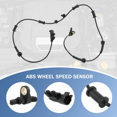 CARMOCAR sensors installed on Jeep front wheel demonstrating restored ABS input