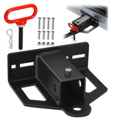 CAROD front view receiver mounted showing solid 2 inch connection and reliable towing