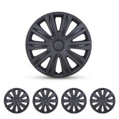 CAROXX front view hubcap showing matte finish and clean styling benefit