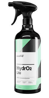 CARPRO HydrO2 Lite bottle front view showing product and quick application benefit