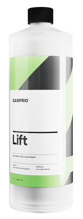 CARPRO Lift front bottle showing concentrated pre-wash formula benefits