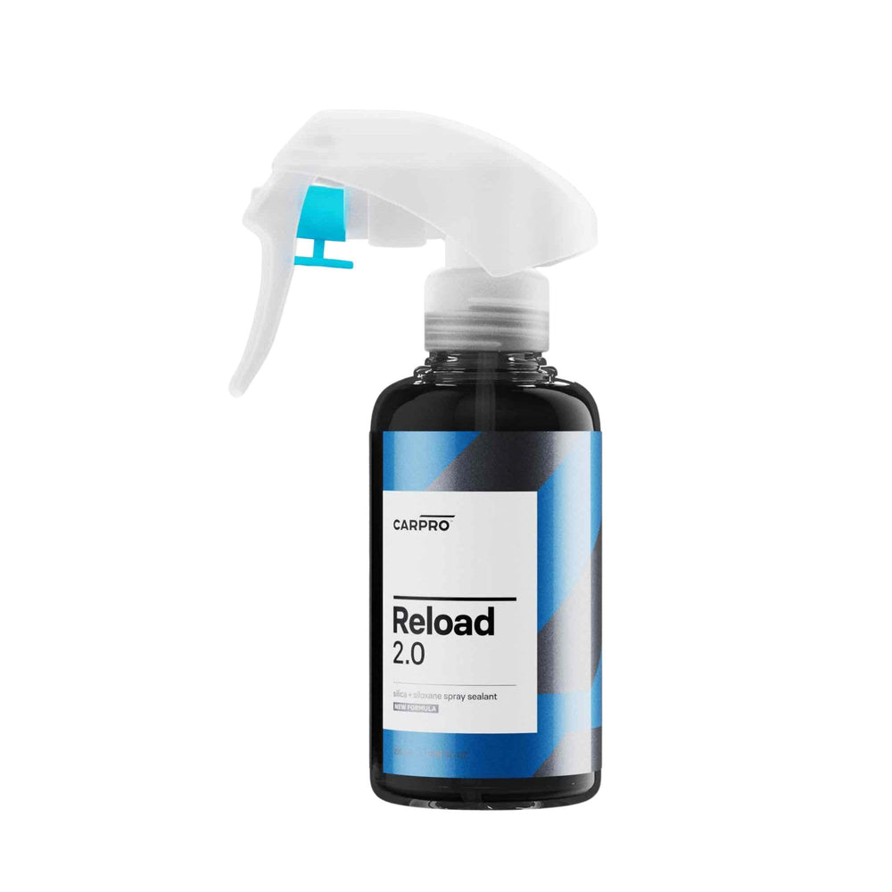 CARPRO bottle front view showing label and compact travel size benefit