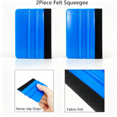 CARTINTS hard edge squeegee closeup showing precise corner control