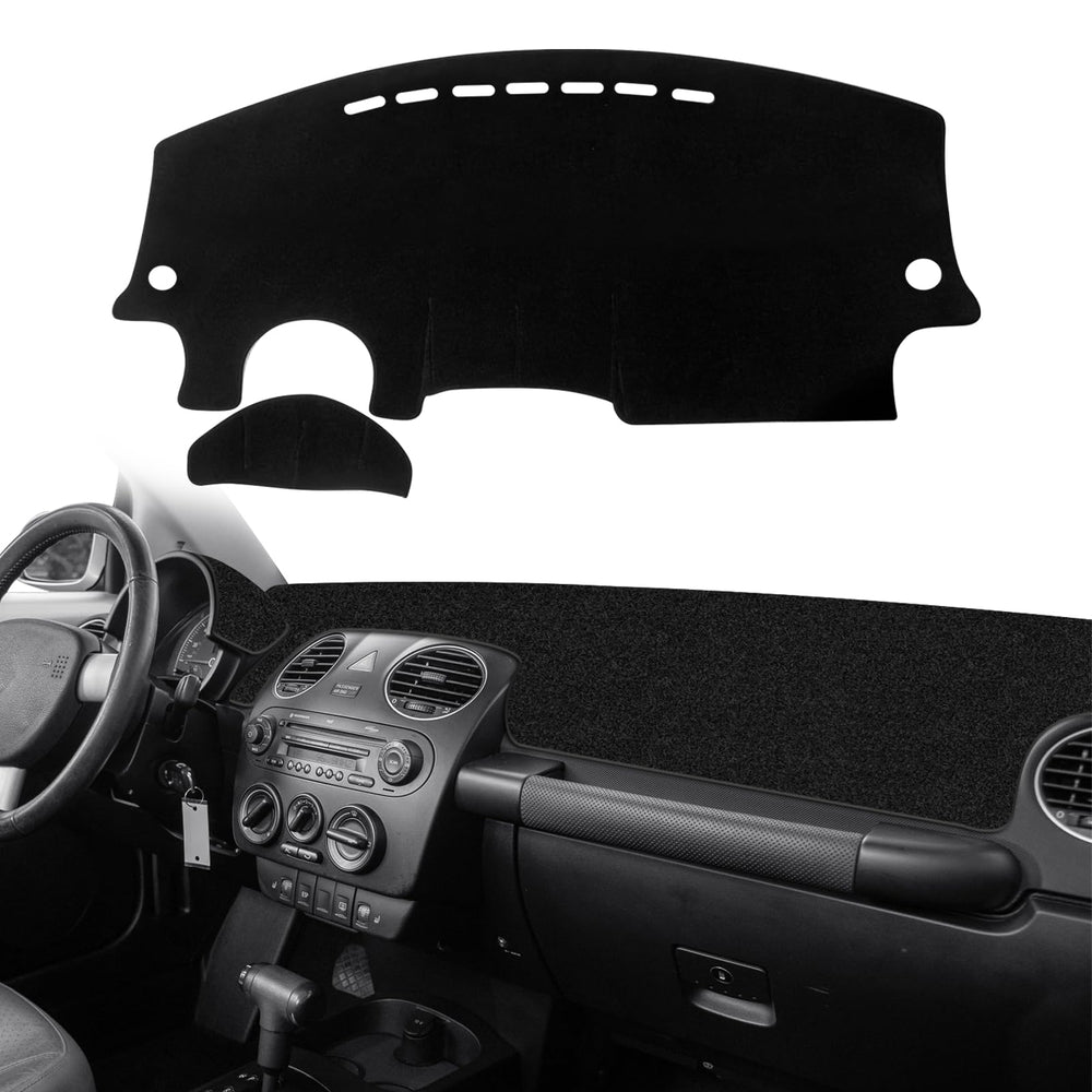 CARTIST front view of dash cover showing clean factory-like fit and UV protection
