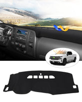 CARTIST front view of dash cover showing tailored fit and sleek look