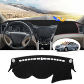 CARTIST dash cover front view showing clean fit and reduced glare