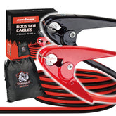 CARTMAN front packaging showing 2 gauge 20 ft cables and carry bag, highlights durability