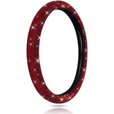 Carwales front view showing red bling cover and vibrant design for personalization