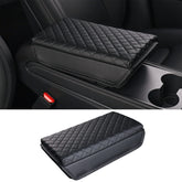 Carwiner front view of armrest cover showing neat fit and protection