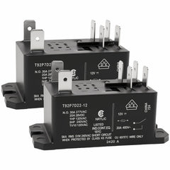 Casalytics relay front view showing label and mounting holes for secure installation