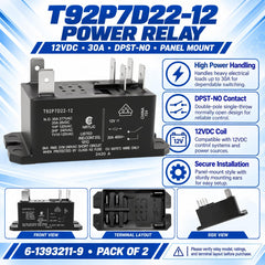 Casalytics relay panel-mount detail illustrating easy secure panel attachment