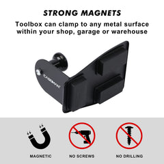 CASOMAN 12-inch tray holding wrenches and sockets, fast access benefit