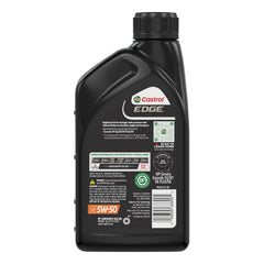 Close-up of Castrol EDGE pour spout for precise, low-spill pouring