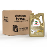 Castrol EDGE front label showing product name and benefits