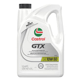 Castrol GTX front label showing product name and five-quart size benefit clarity