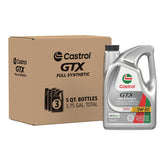 Castrol GTX close-up of front label showing product identity and benefits