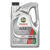 Castrol GTX front label showing product name and 5 quart volume for clear ID
