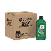 Castrol GTX front label showing product name and mileage benefit