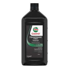 Castrol Transmax close-up label with specs and Ford approvals for confident selection benefit