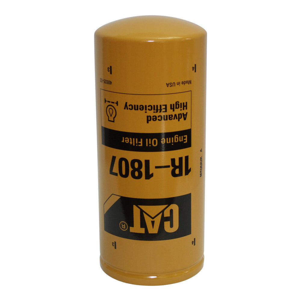 CAT 1R-1807 front view showing label and fitment, highlighting reliable OEM protection