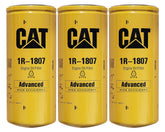 CAT 1R-1807 front view showing branding and robust canister, ensures reliable filtration