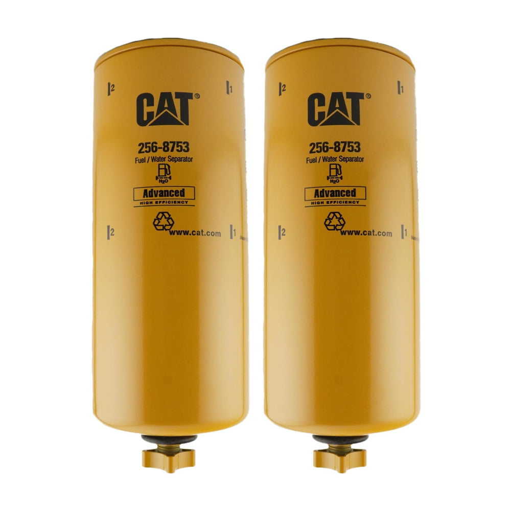 CAT 256-8753 front view showing label and specs, ensures correct part fit