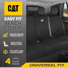 CAT close-up of canvas and neoprene texture highlighting durability
