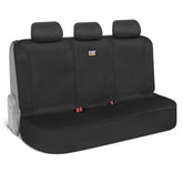 CAT rear seat cover front view showing full coverage and protection