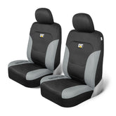 CAT front seat covers full front view showing clean protective fit