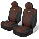CAT MeshFlex front view showing brown two-tone covers and clean look for protection