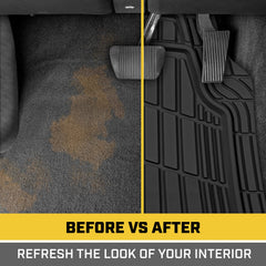 CAT ToughRide nibbed backing detail preventing mat movement and enhancing safety