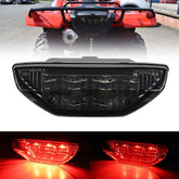 Cavauu tail light front view showing bright LED face and clear visibility