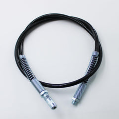 Cawla grease hose front assembly showing full 48-inch reach and improved access